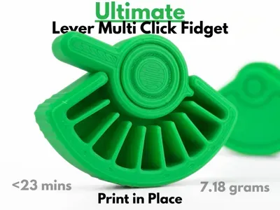 Ultimate Lever Multi Click Fidget (Print in Place) — תמונה 1