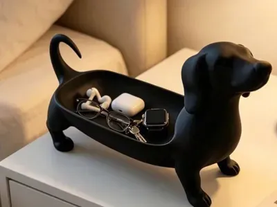 Dachshund Catchall Tray