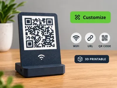 קוד QR עם מעמד