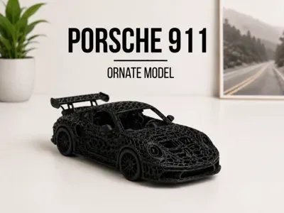 Porsche 911 - ornate model