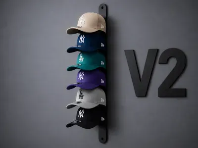 Skiped V2 – Wall Mount Hat Holder