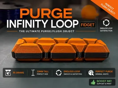 Purge/Flush Infinity Loop Fidget