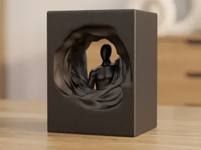Look Inside Modern Abstract Sculpture