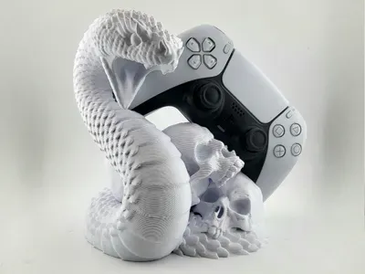controller stand ps5 holder snake and skull