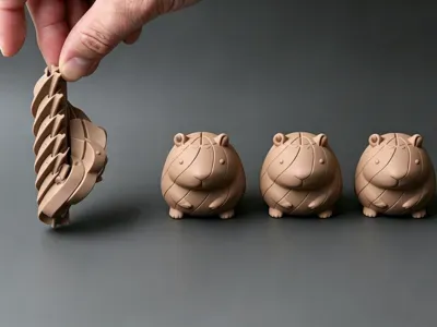 Retractable Sliding Capybara Fidget Toy